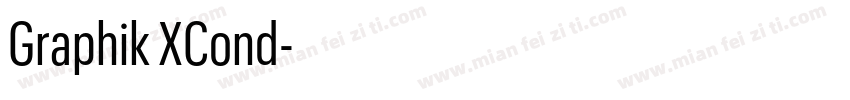 Graphik XCond字体转换